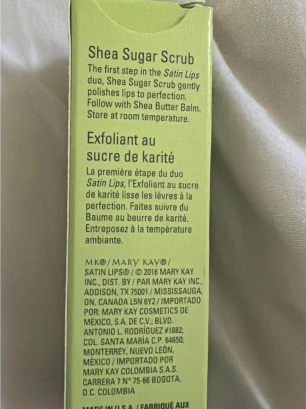 Mary Kay Satin Lips Shea Butter Balm White Tea & Citrus 138754 FAST SHIP
